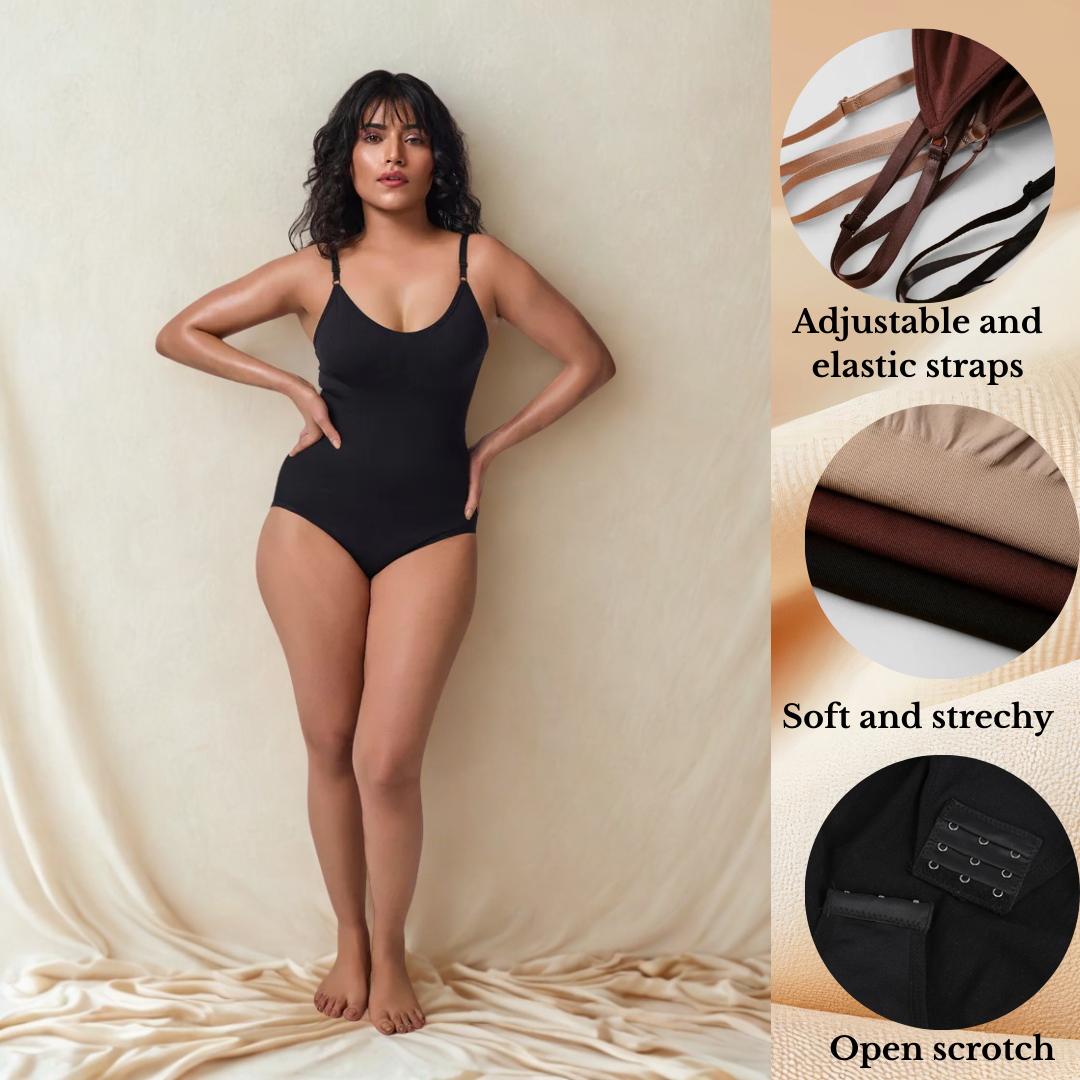 KURVNA™ - Shaping Bodysuit: Sculpting comfort, enhanced silhouette